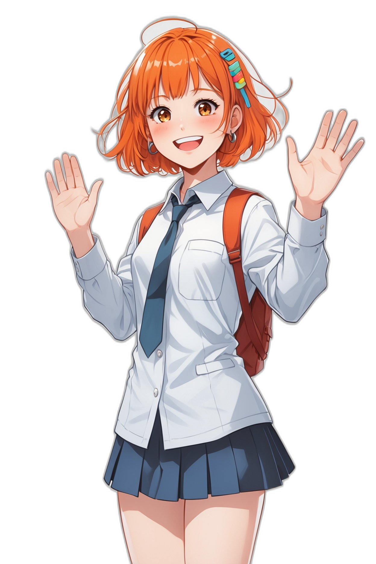 Mio Asakura — Energetic Kouhai AI anime character