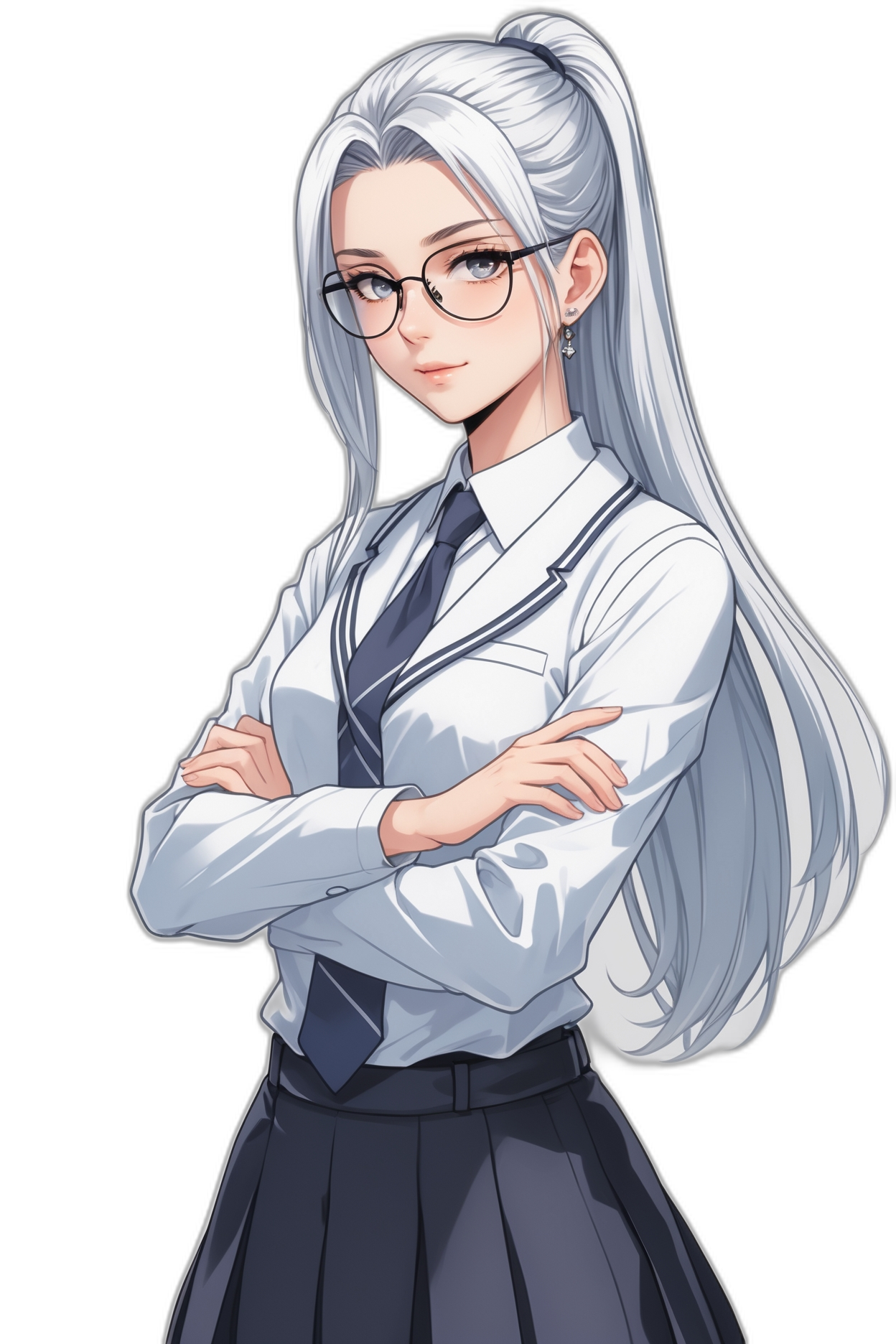 Ren Takamura — Cool Strategist AI anime character